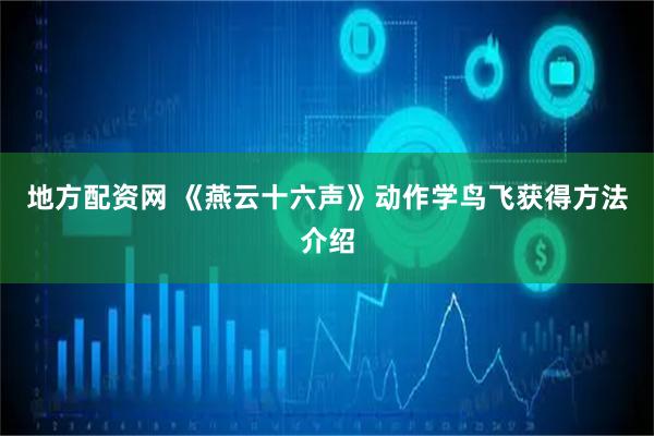 地方配资网 《燕云十六声》动作学鸟飞获得方法介绍